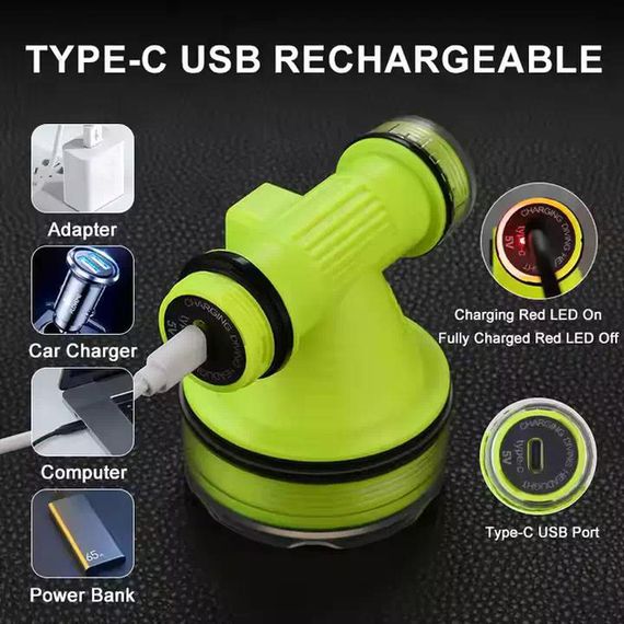 Підводний налобний ліхтар з яскравим білим світлом XPRO SQ-901D-OSL (47074-SQ-901D-OSL_155) | Зображення 9