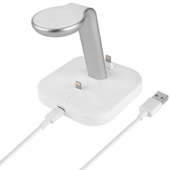 БЗУ Hoco CW43 Graceful 3-in-1 White | Зображення 1