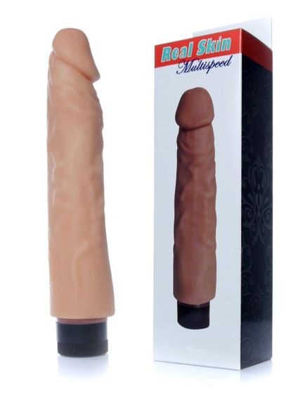 Вібратор - Real Skin Multispeed Flesh, 23 см Sex Aura