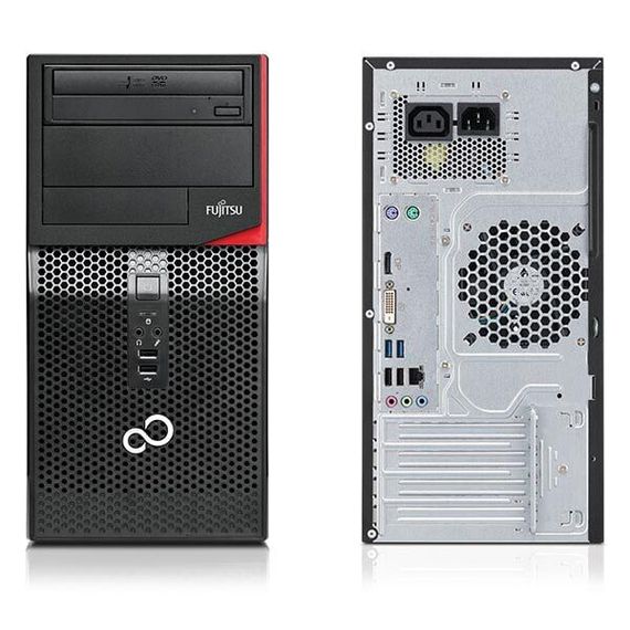 Комп'ютер Fujitsu Esprimo P756 E90+ Tower / Intel Core i5-6400 (4 ядра по 2,7 - 3,3 ГГц) / 8 ГБ DDR4 / 120 ГБ SSD / Intel HD Graphics 530 б/в | Зображення 2