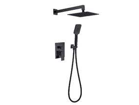 Душова система AIM прихованого монтажу чорний матовий DG205 (matte black)