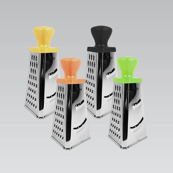 Терка кухонная Maestro MR-1600-21 оранжевая многофункциональная 4 в 1 для овощей и сыра | Зображення 4