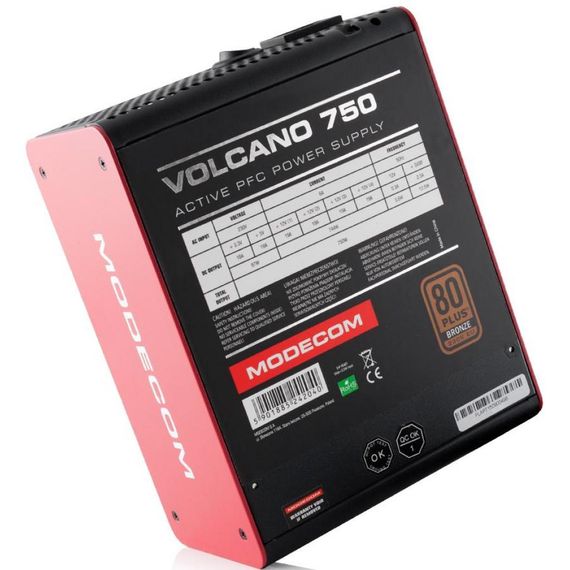 Блок живлення Modecom 750W VOLCANO (ZAS-MC85-SM-750-ATX-VOLCA) | Зображення 3