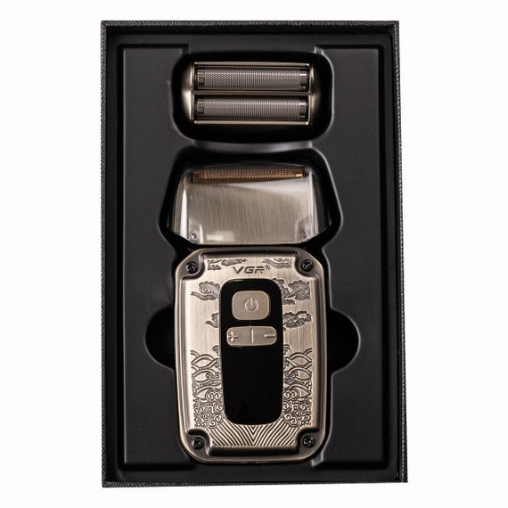 Електробритва-шейвер VGR V-337 акумуляторна з двома бритвеними головками | Зображення 7