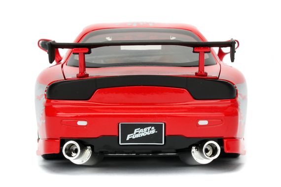 Ігрова металева машинка Fast and Furious Mazda RX-7 1993 red | Зображення 7