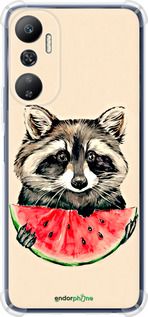 Чохол на Infinix Hot 20 Єнотик з кавуном "4605sp-2966-2448"