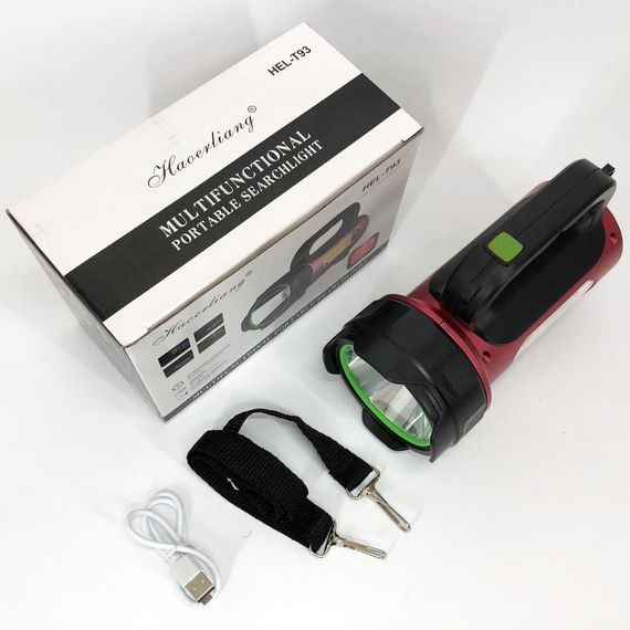 Ліхтар переносний кемпінг T93-LED+COB з функцією PowerBank, повербанк, сонячна батарея | Зображення 8