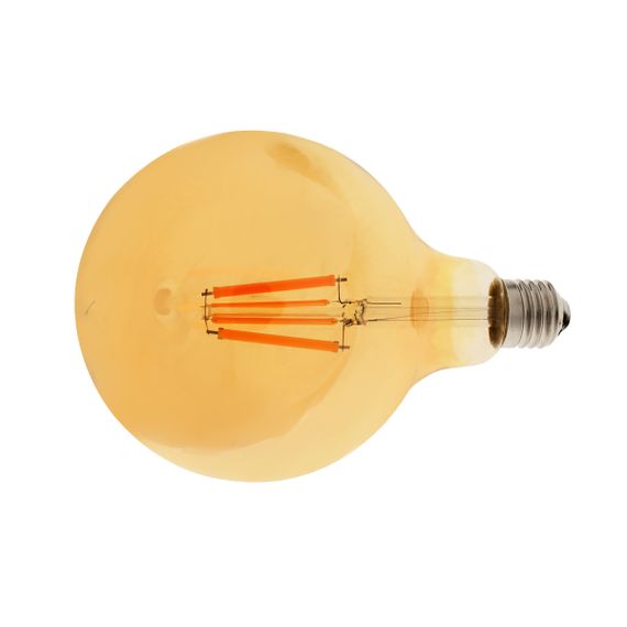 Лампа светодиодная LED 12W E27 WW G125 Amber 220V | Зображення 1