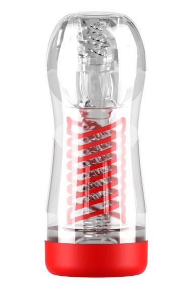 Мастурбатор Pipedream PDX Elite Viewtube 2 прозрачный, 18 см Sex Aura | Зображення 2