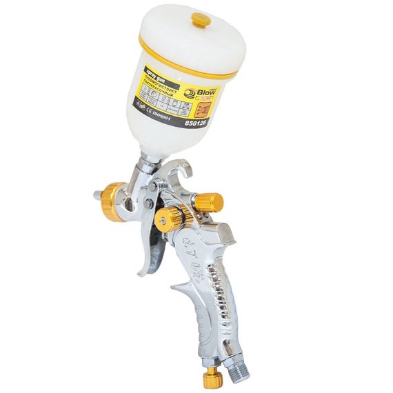 Фарборозпилювач Ultra HVLP 0.8 мм (пласт) Sigma з верхнім баком (6812221) | Зображення 1