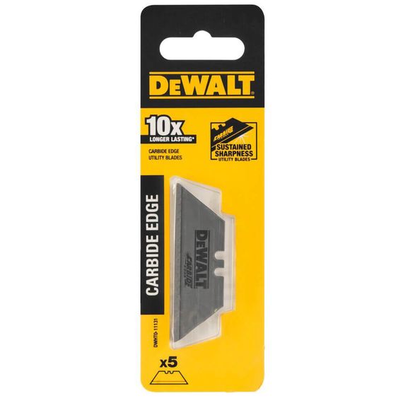 Леза запасні для оздоблювальних робіт, трапецеподібні 5шт Carbide DeWALT DWHT0-11131 | Зображення 2