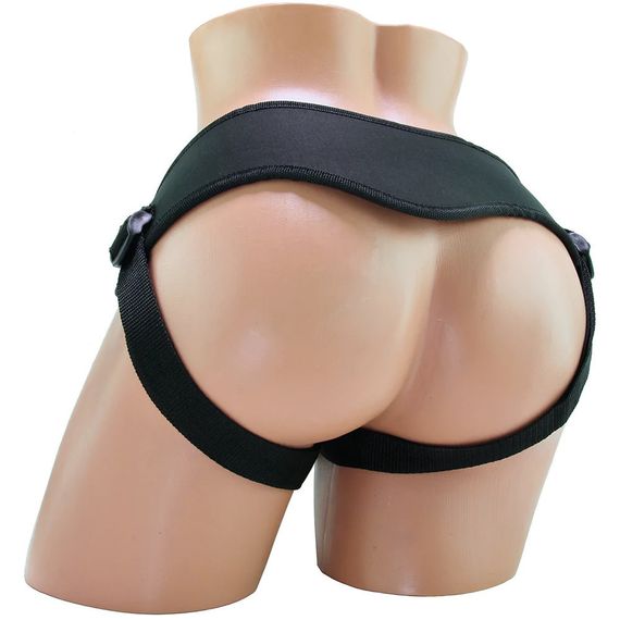 Страпон с вибрирующим адаптером G-Spot Vibrating Pleasure Set с дистанционным пультом, черный Sex Aura | Зображення 8