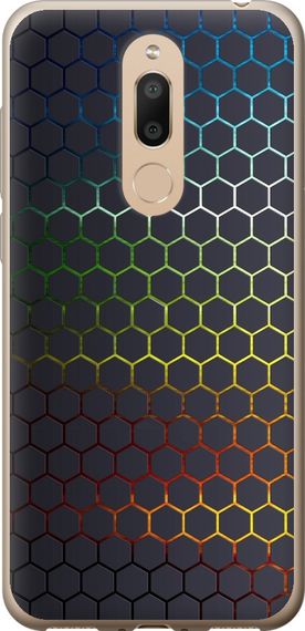 Чехол на Meizu M6T Переливающиеся соты "498u-1536-17620"
