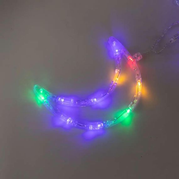 Электрическая гирлянда Звезда штора 3 метра на окно для фотозон мультиколор WYF11ML | Зображення 7