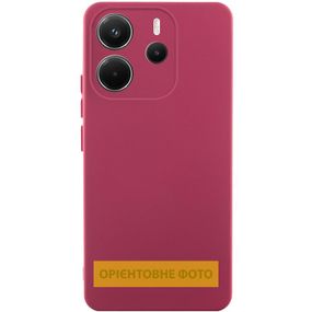 Чохол Silicone Cover Ummi Lakshmi Full Camera (AA) для Xiaomi Redmi 15 4G (Global) / 5G Бордовий / Marsala