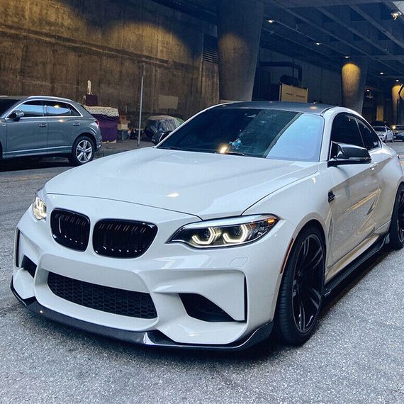 Накладка на передній бампер Карбон V7 (для F87) для BMW 2 серія F22/23 2014-2021 рр | Зображення 7