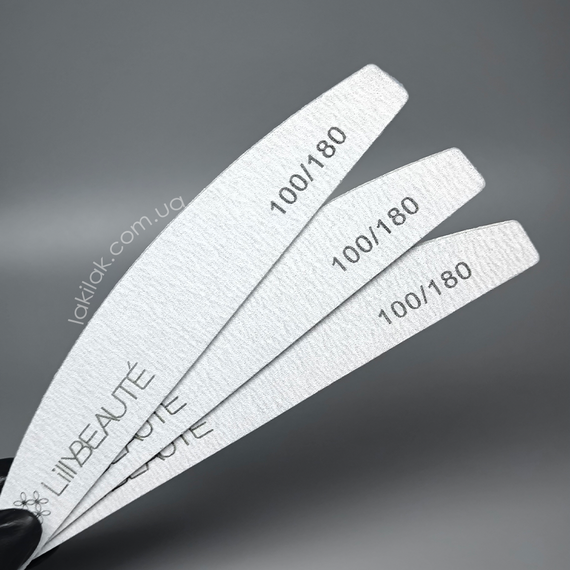 Пилочка для ногтей 100/180 Lilly Beaute (тонкая) | Зображення 1