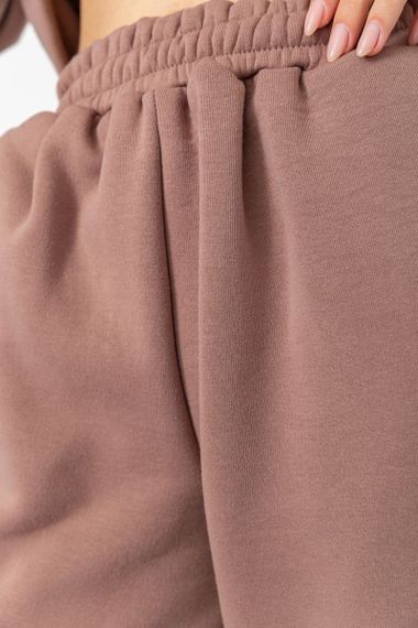 Спорт костюм жіночий на флісі, колір мокко, 214R104 | Зображення 6