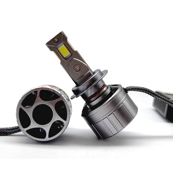 Над'яскраві світлодіодні LED-лампи H7, X30 50 000 Лм, 200 Вт, світло-тіньова межа, Canbus обманка | Зображення 1