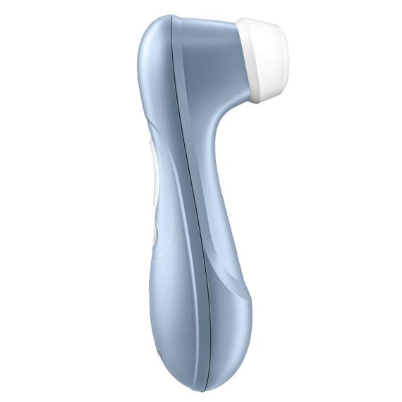 Вакуумний кліторальний стимулятор Satisfyer Pro 2 — безконтактна Air Pulse, 11 рівнів, IPX7, голубий, USB | Зображення 2
