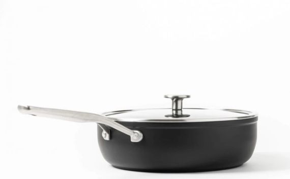 Сотейник со стеклянной крышкой KitchenAid FHA СС005697-001 28 см черный | Зображення 2