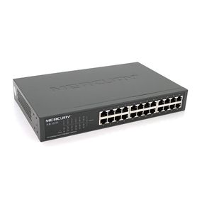 Коммутатор Mercury S124D,24 порта Ethernet 10/100 Мбит/сек,BOX Q6
