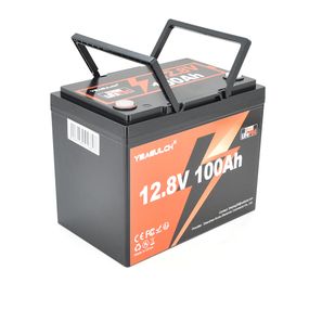 Аккумуляторная батарея YEAGULCH Mini LiFePO4 12.8V 100A h 1280W h, BMS-100A