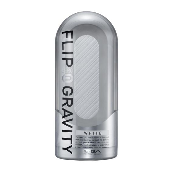 Мастурбатор Tenga Flip Zero Gravity White, изменяемая интенсивность стимуляции, раскладной Sex Aura | Зображення 1