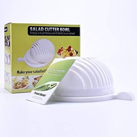 Салатница - овощерезка Salad Cutter Bowl для быстрой шинковки овощей и салатов | Зображення 3