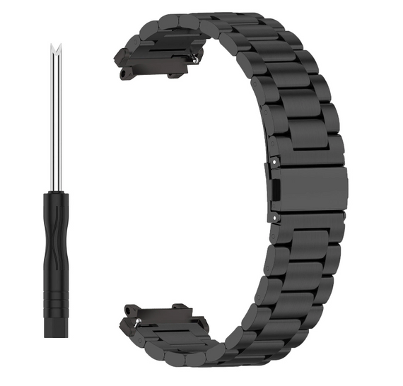 Металевий ремінець Primolux для годинника Xiaomi Amazfit T-Rex 2 - Black | Зображення 2