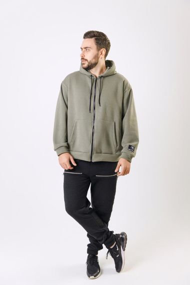 Зіп Худі унісекс МА (01) олива | Зображення 2