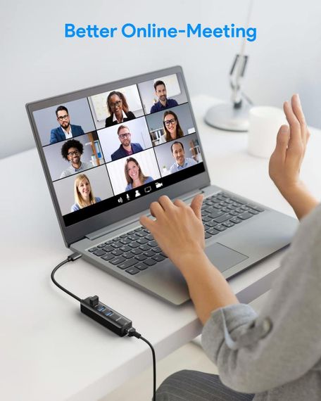 Мережевий адаптер USB, дротовий мережевий адаптер, адаптер YHEMI USB 3.0 RJ45 Gigabit Ethernet Adapter | Зображення 4