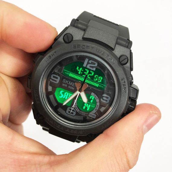 Спеціальні годинники для військових операцій SKMEI 1452BK BLACK, Рибальські годинники XZ-22 | Зображення 5