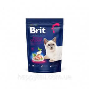 Корм сухой Brit Premium by Nature Cat Sterilised для стерилизованных котов с курицей 800 г