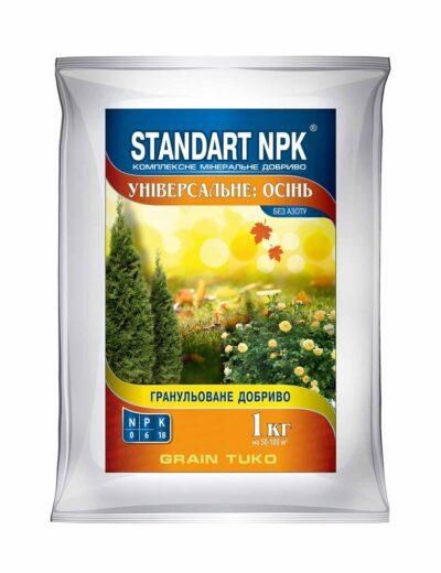 Осіннє універсальне мінеральне добриво 0-6-18 Standart NPK без азоту