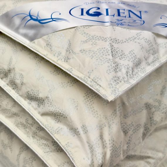 Одеяло пухо-перовое 70% пуха зимнее двуспальное IGLEN Roster 172х205 в тике (1722052) | Зображення 2
