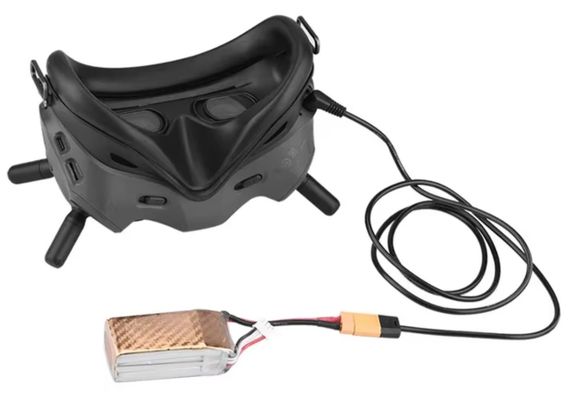 Кабель питания DC 5.5-2.1 / XT60 для очков DJI FPV Goggles V2 / DJI Avata / Skyzone | Зображення 5