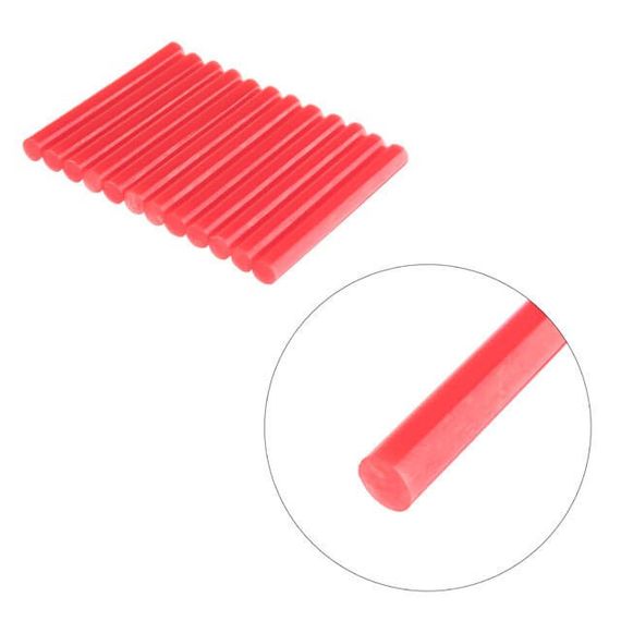 Комплект стрижнів клейових червоних 11,2*100 мм, 12 од. INTERTOOL RT-1041 | Зображення 2