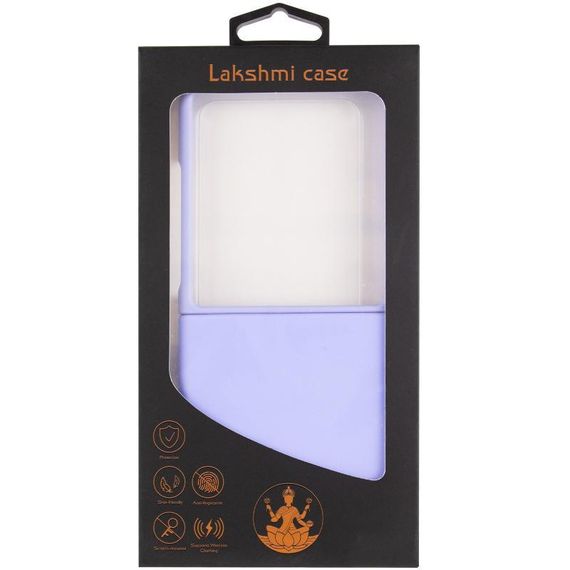 Чохол Foldables Silicone Cover Lakshmi (AAA) для Xiaomi Mix Flip Білий / White Бузковий / Dasheen | Зображення 2