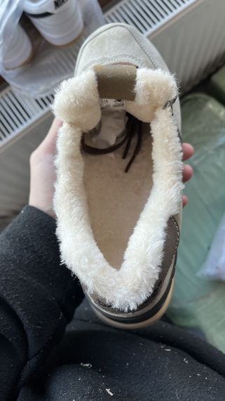 Кросівки зимові низькі New 574 Black Хутро , В'єтнам зима 4056 38 24 см | Зображення 3