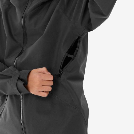 Дощовик дитячий MH900 для туризму чорний - 14-15 р161-172 см | Зображення 7