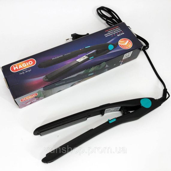 Кращий випрямляч волосся MAGIO MG-576, Плойка праска гофре випрямляч, Вирівнювальна праска для волосся LH-38 | Зображення 2