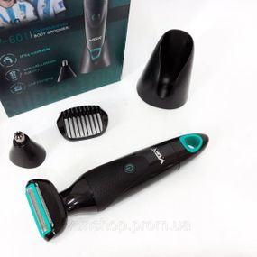 Електробритва для догляду за бородою VGR, Електрична машинка тример для волосся і бороди MT-15