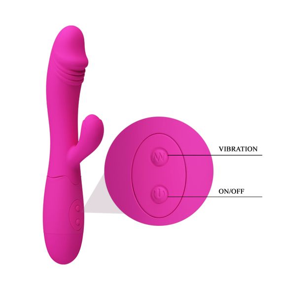 Вібратор - Pretty Love Snappy Vibrator Pink Sex Aura | Зображення 6