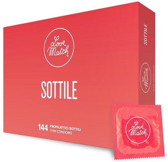 Ультратонкие презервативы Love Match - Sottile, №144 sexstyle