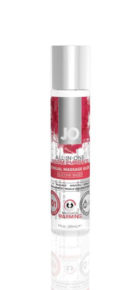 Розігріваючий масажний гель та змазка 2-в-1 JO All-in-one Massage Glide - WARMING (30 мл) sexstyle
