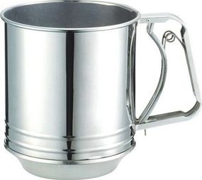 Кружка-сито для просіювання борошна Bohmann BH-7741, з нержавіючої сталі, 450 гр., зручна і практична