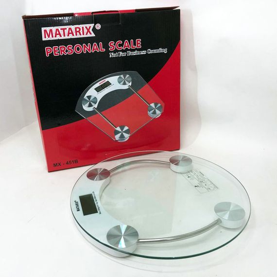Весы электронные напольные MATARIX MX-451A 180 кг круглые, Весы для OS-555 взвешивания людей | Зображення 4