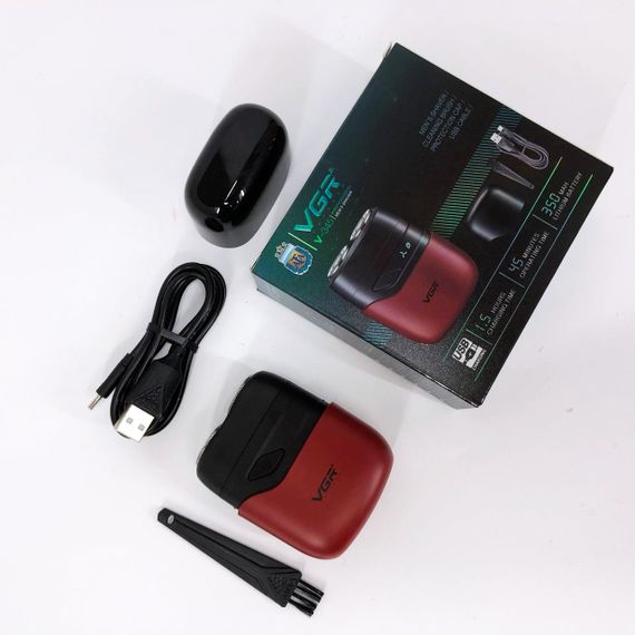 Професійна бритва з акумулятором VGR, Професійна електробритва бритва для чоловіків FM-59 | Зображення 4