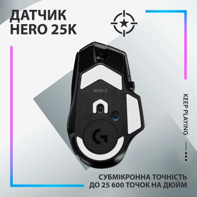 Мышка Logitech G502 X Plus Wireless Black (910-006162) (910-006162) | Зображення 3